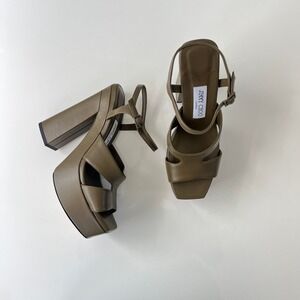 Jimmy Choo Ellison 140 Heel in‎ Caper Green